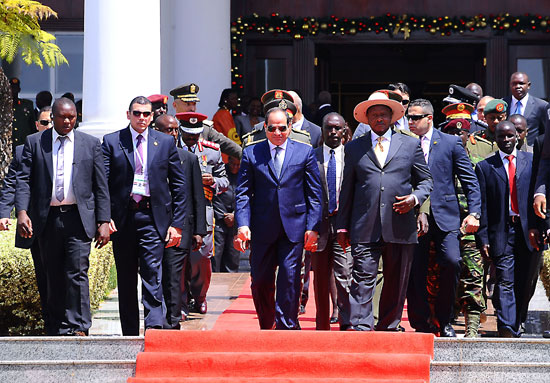 زيارة الرئيس السيسى الى اوغندا (4)