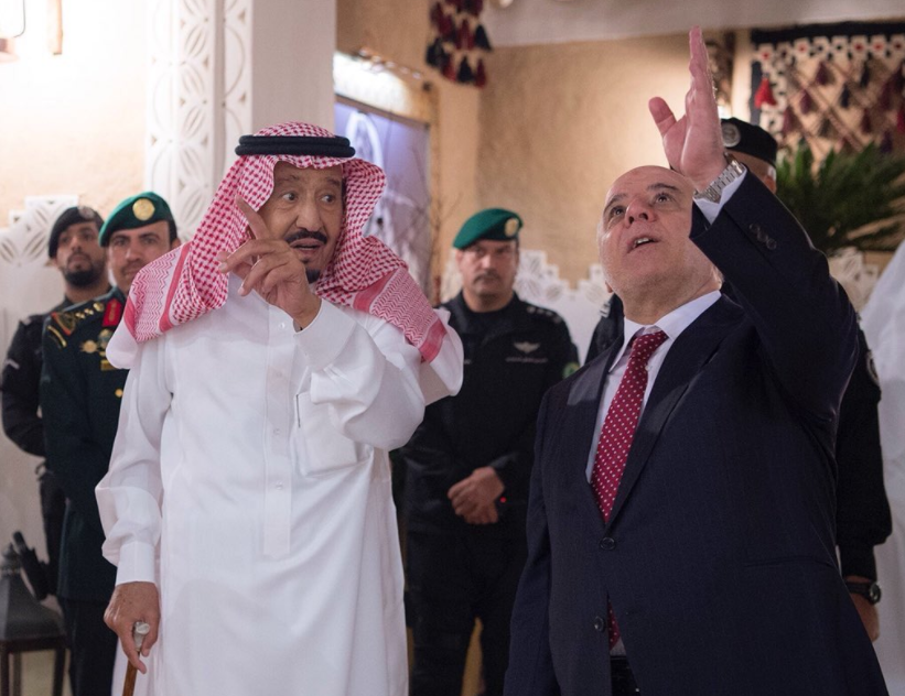 رئيس الوزراء العراقي والملك سلمان
