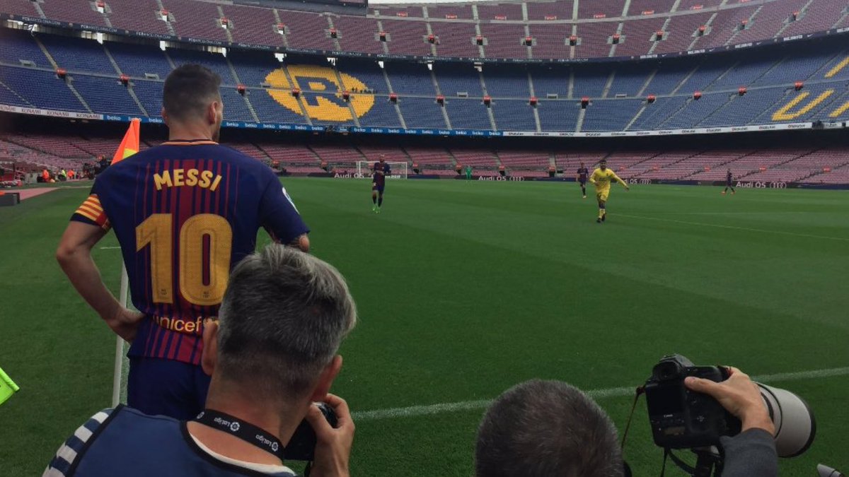 ملعب برشلونة بدون جماهير فى مباراة لاس بالماس ملعب برشلونة بدون جماهير فى مباراة لاس بالماس