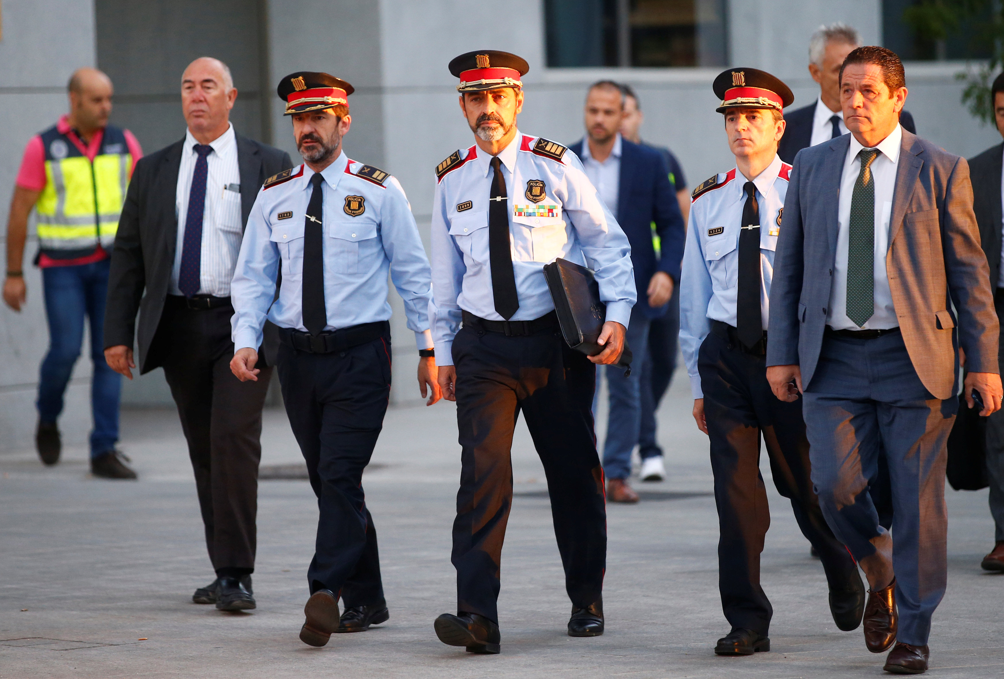 وصول قائد شرطة كتالونيا