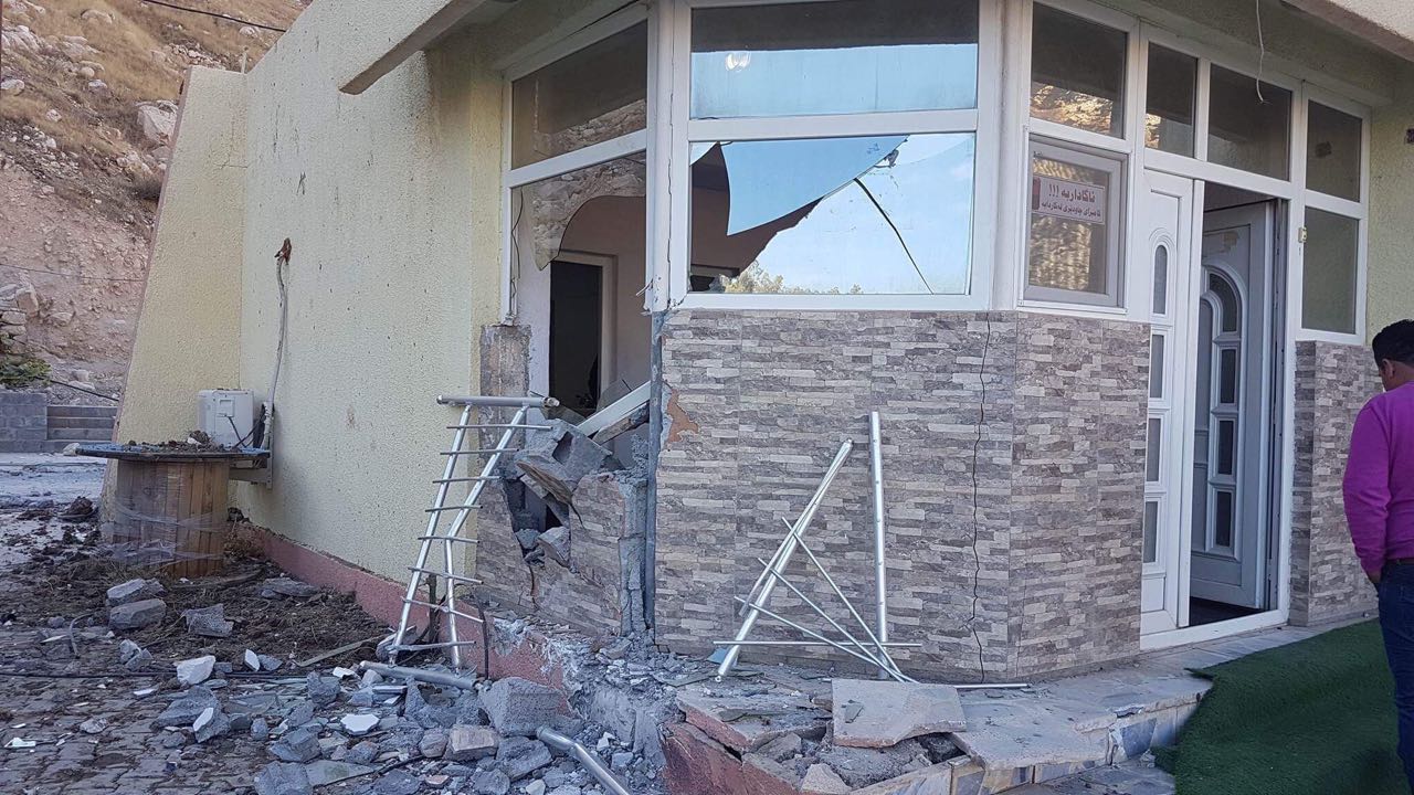 آثار الدمار على منازل العراقيين جراء الزلزال