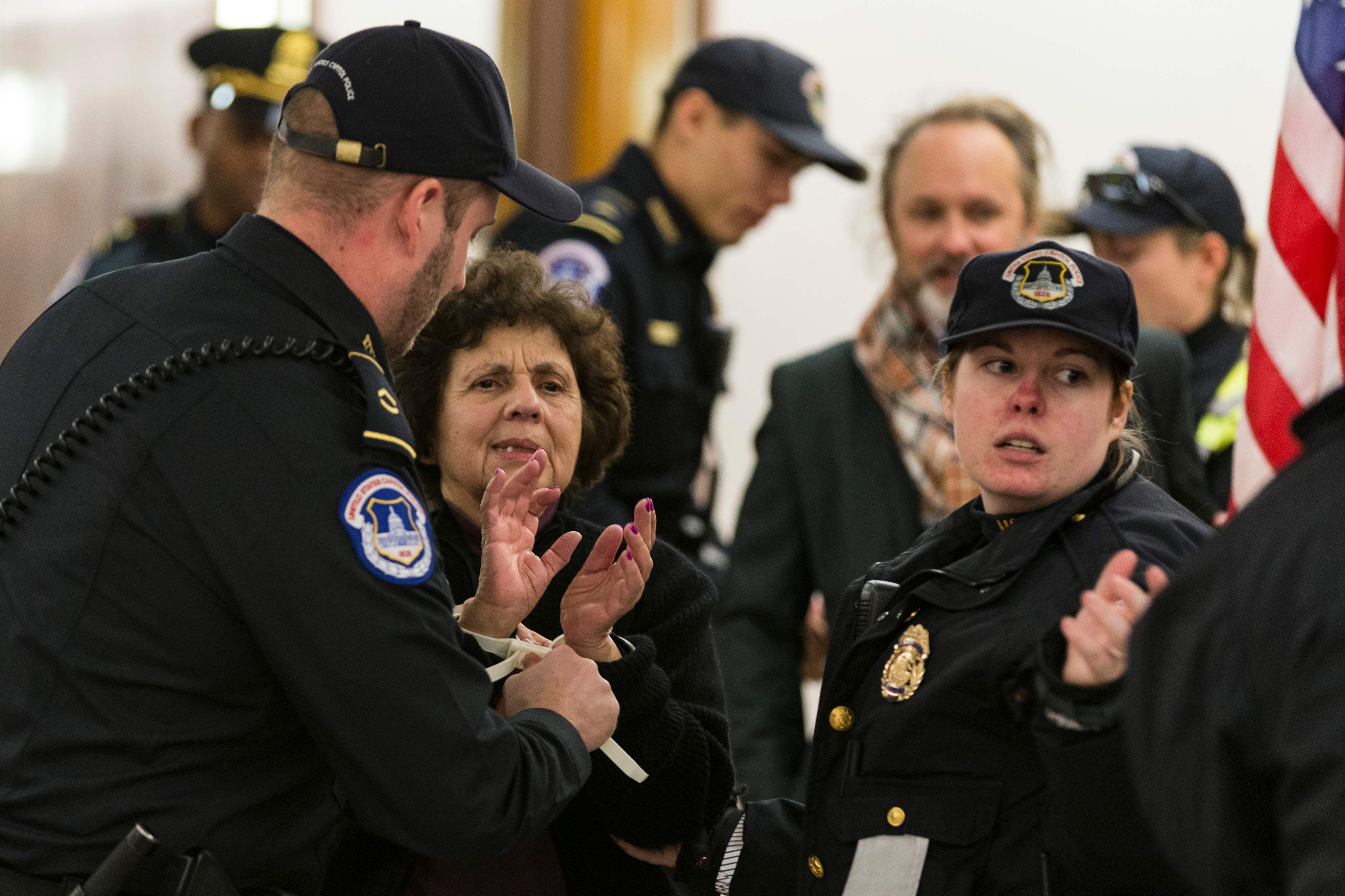 جانب من الاعتصام