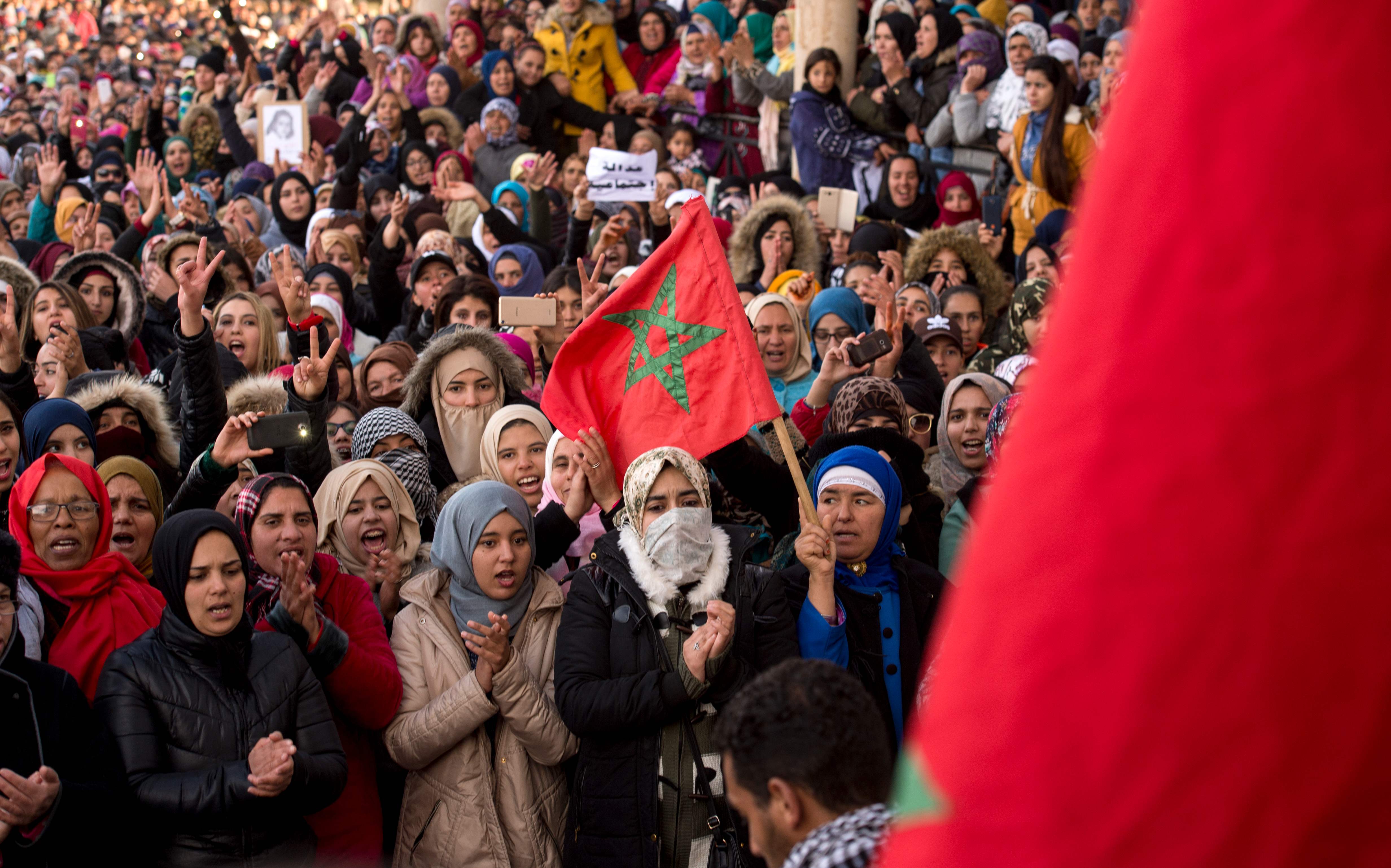 مظاهرات في المغرب