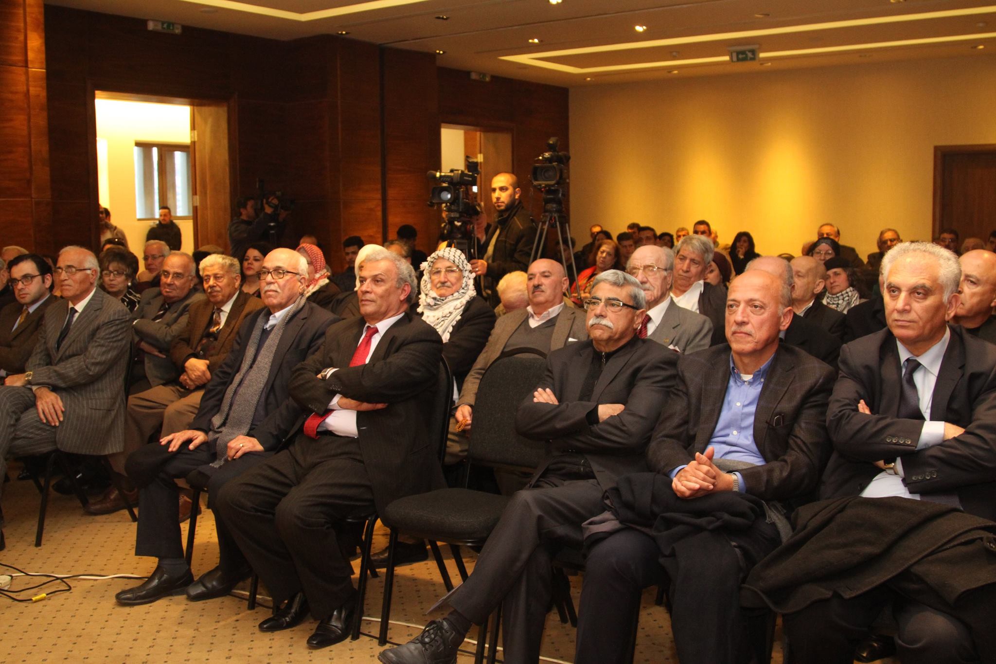 حضور حفل إعلان الفائزين بجائزة محمود درويش