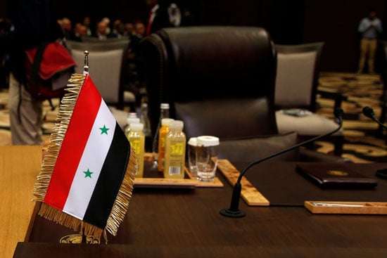 مقعد سوريا ـ شاغرا بسبب الأزمة
