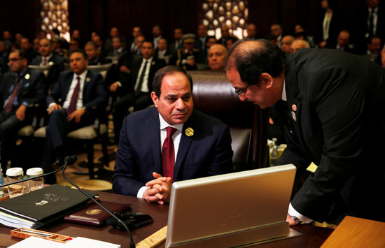 الرئيس المصرى عبد الفتاح السيسى