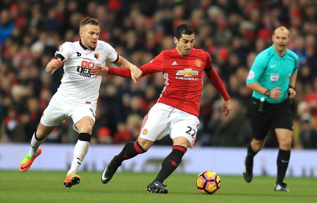 مخيتاريان لاعب مانشستر يونايتد مخيتاريان لاعب مانشستر يونايتد
