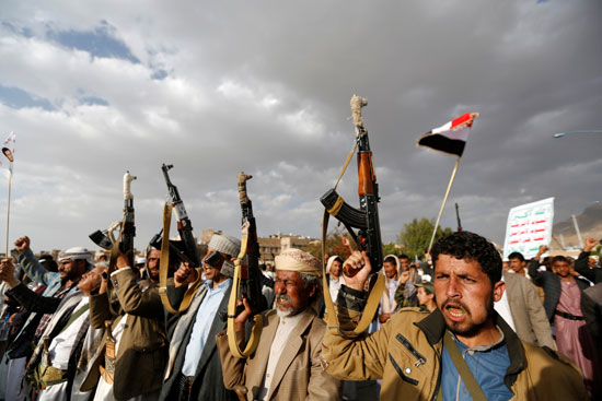 مظاهرات لجماعة الحوثي فى صنعاء