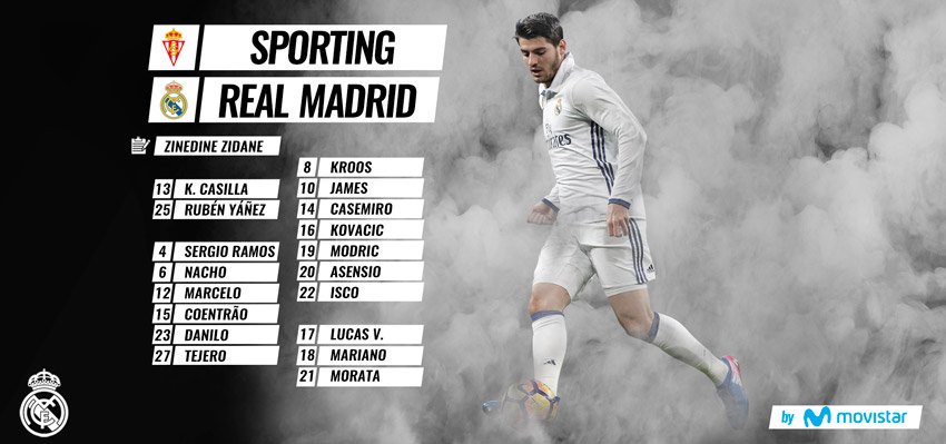قائمة ريال مدريد لمواجهة سبورتنج خيخون قائمة ريال مدريد لمواجهة سبورتنج خيخون