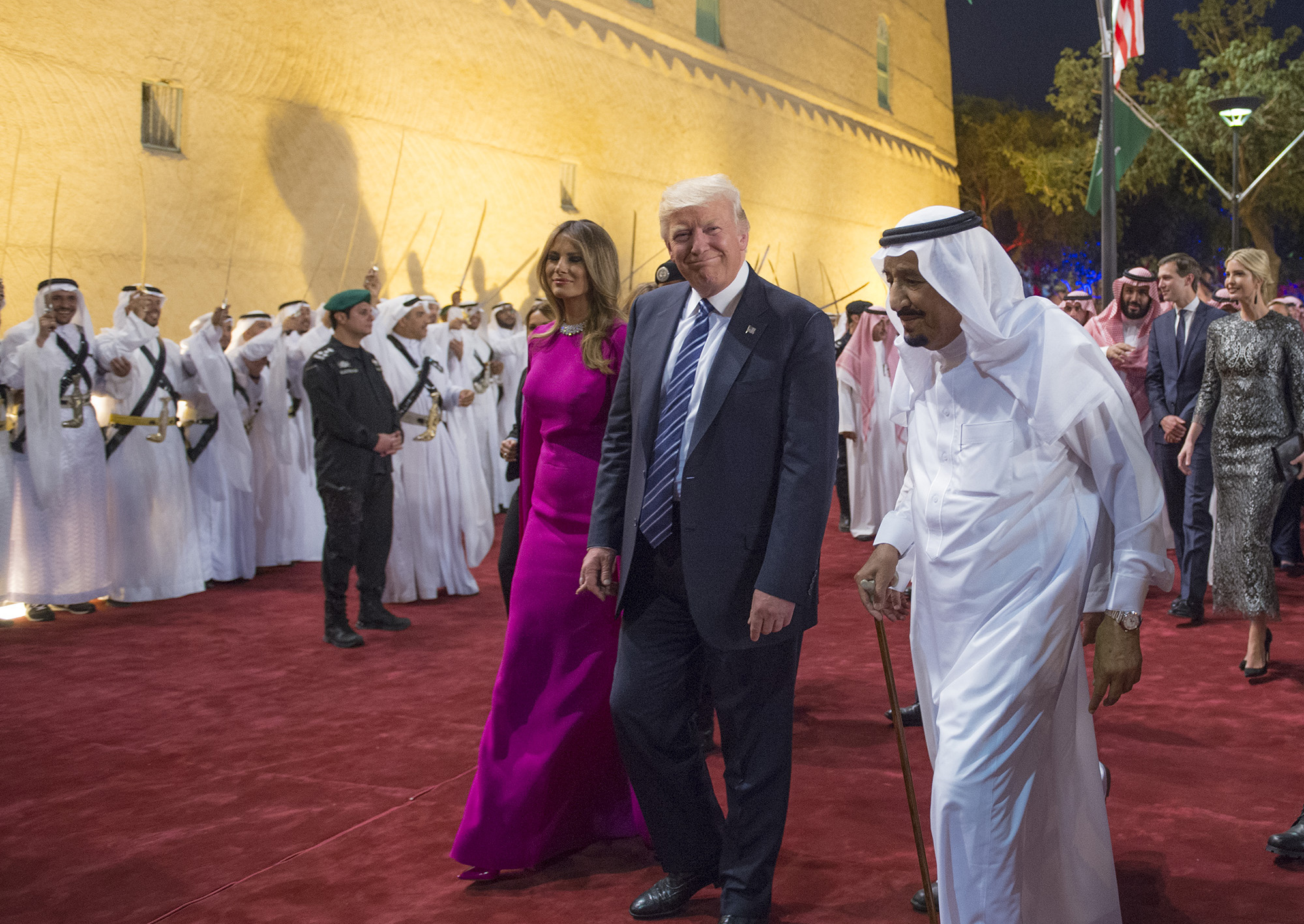 جولة للملك سلمان وترامب وميلانيا جولة للملك سلمان وترامب وميلانيا