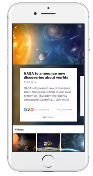 طريقة عرض اخبار فيس بوك