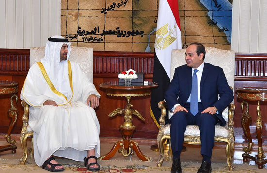 مباحثات السيسى وبن زايد  (8)