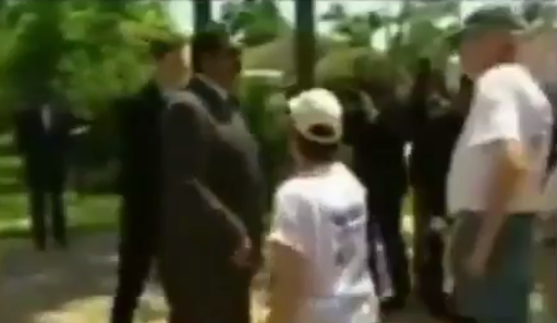 حمد بن خليفة خلال زيارة سرية سابقة لاسرائيل