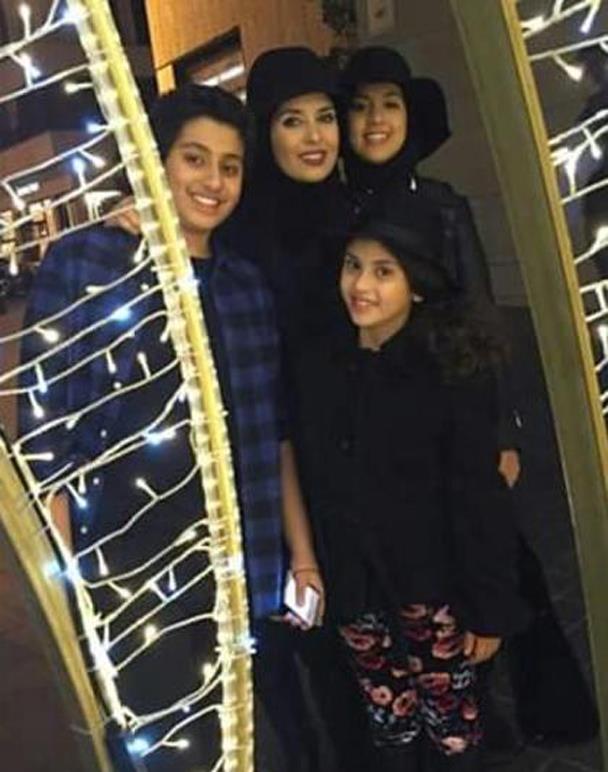 جيهان نصر فى أحدث صورة لها مع أبنائها