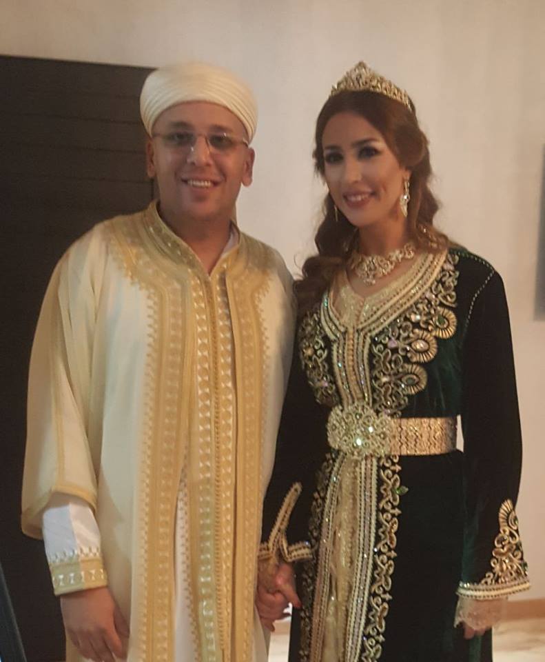 الفنانة جنات وزجها المحامى المصرى الفنانة جنات وزجها المحامى المصرى