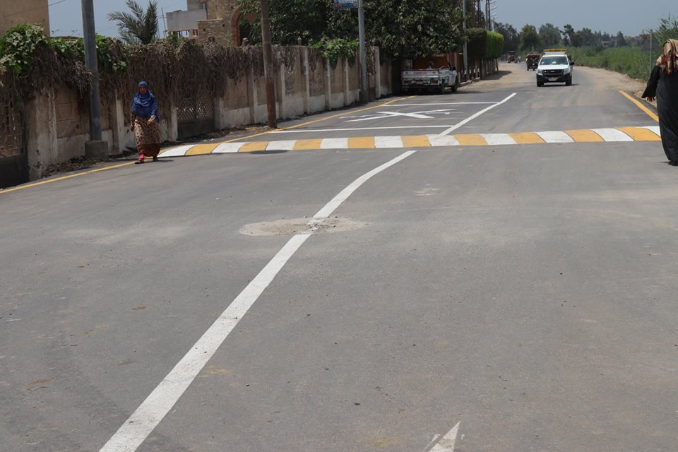 تطوير شوارع مدينة سيدي غازي 
