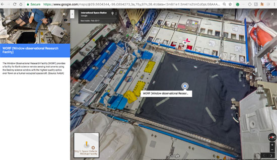 جوجل تنشر خدمة أول مجموعة صور من الفضاء تسمح باستكشاف محطة فضاء افتراضيا (17)