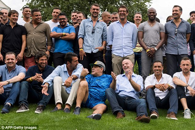 مارادونا عقب انتهاء المباراة