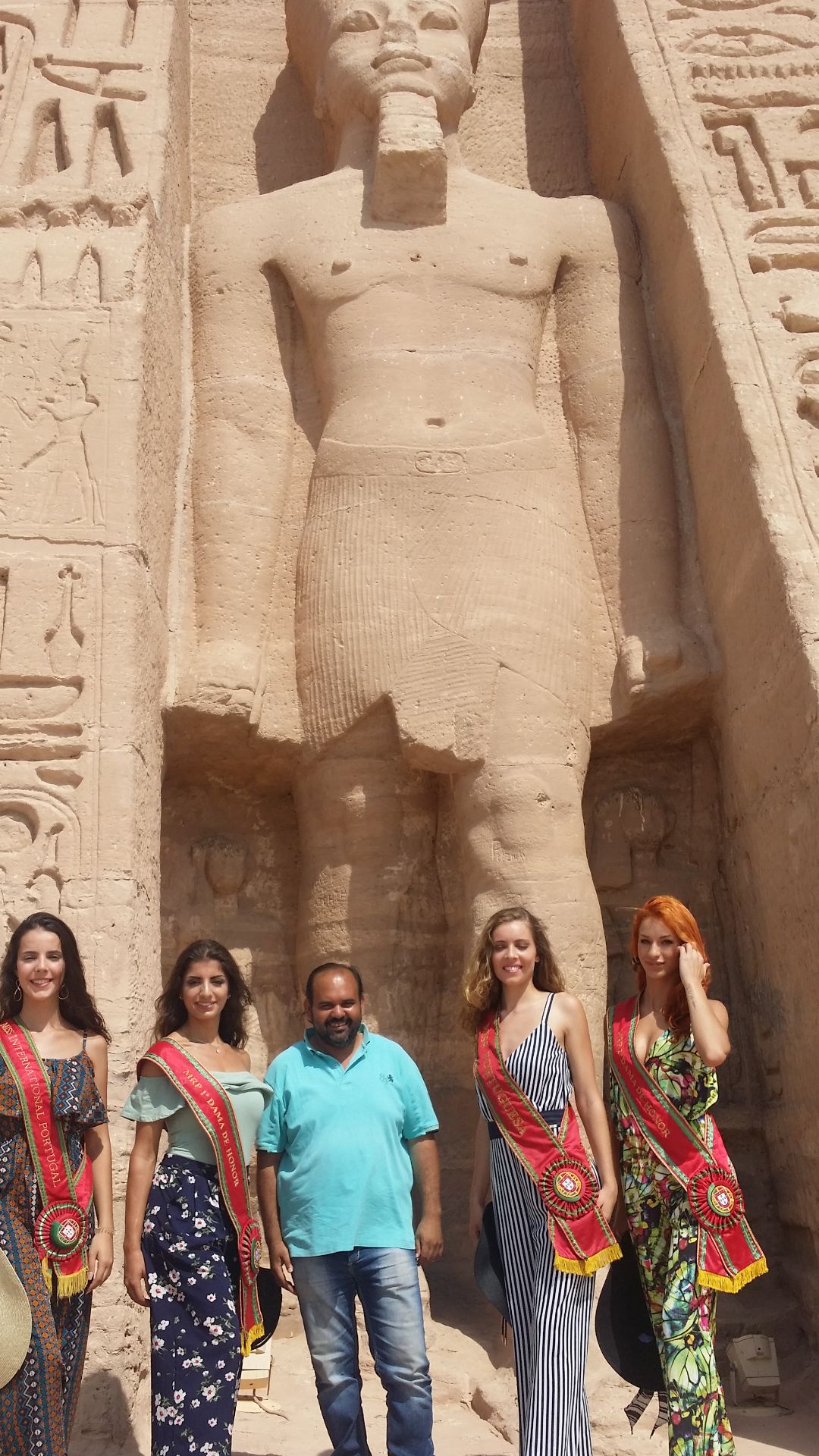 ملكة جمال البرتغال تروج للسياحة المصرية 