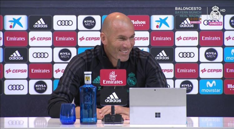 زيدان فى المؤتمر الصحفى قبل مواجهة ريال مدريد وسوسيداد