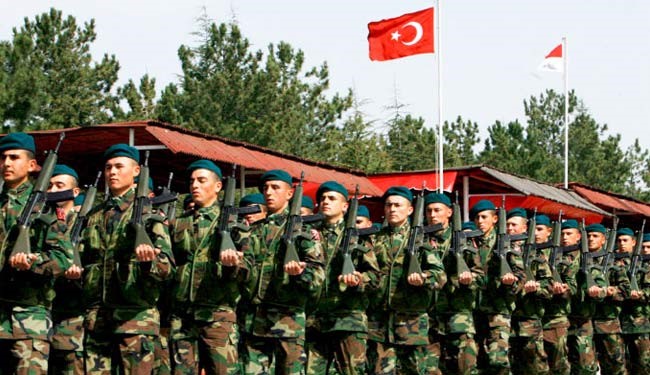 قوات الجيش التركى