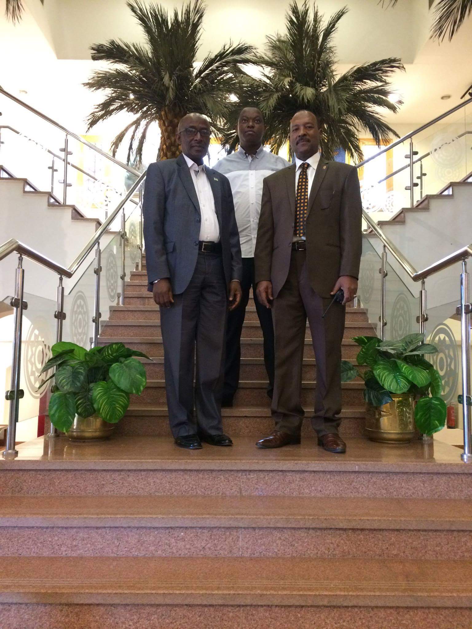  جانب من زيارة سفير رواندا