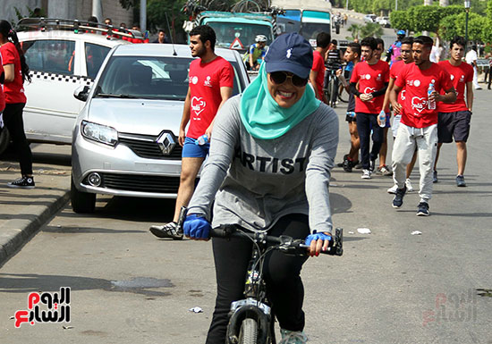 تحت شعار رد قلبى انطلاق ماراثون للجرى والعجل فى اليوم العالمى للقلب (16)