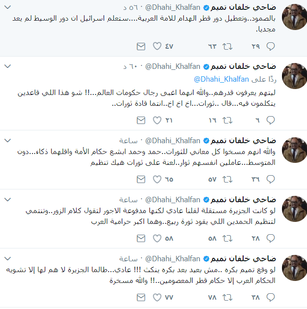 تابع تدوينات ضاحى خلفان