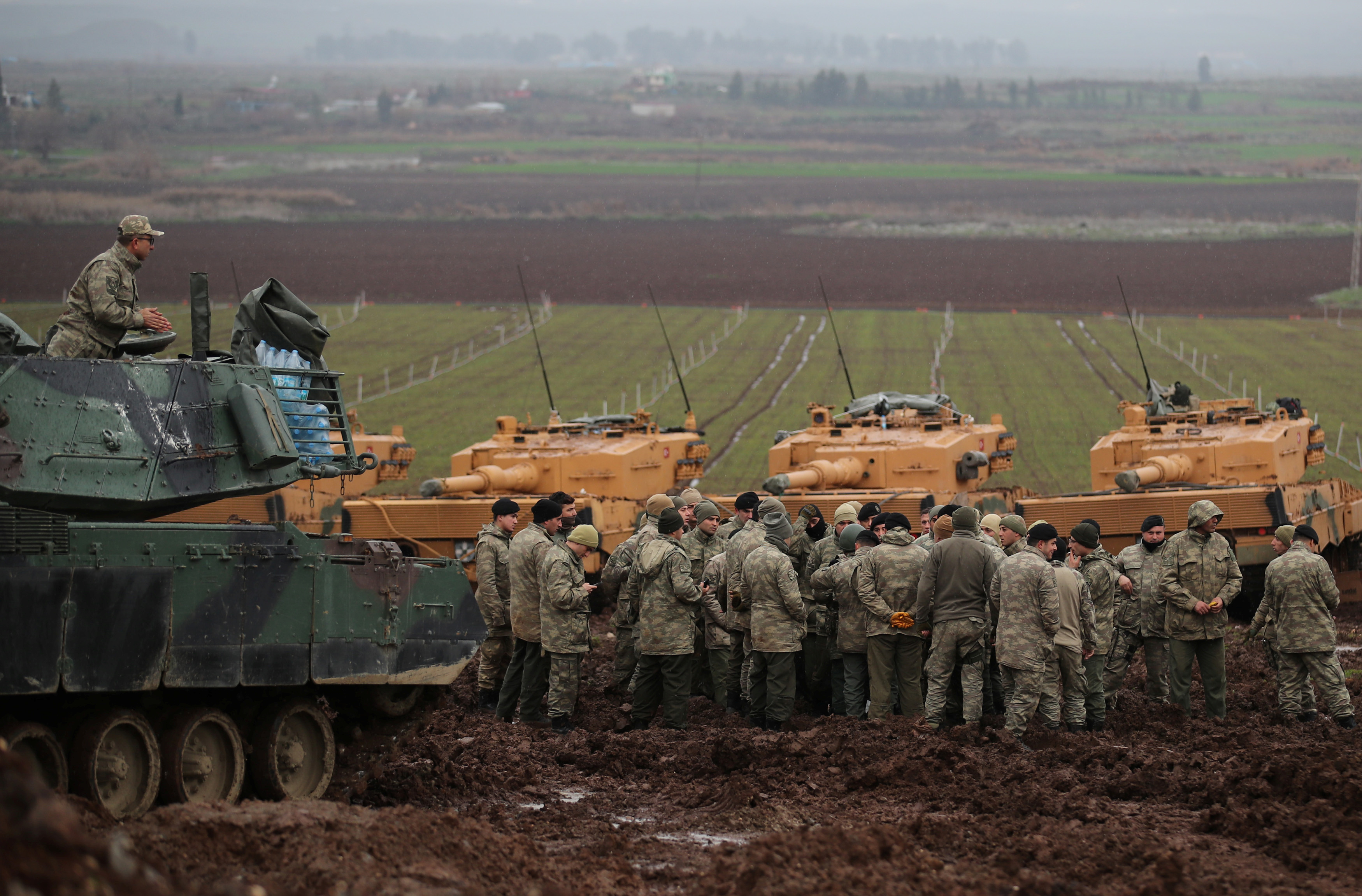 هجوم الجيش التركى على عفرين السورية