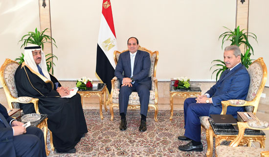 الرئيس يستقبل السيد عصام بن سعيد وزير الخدمة المدنية وعضو مجلس الوزراء السعودي‎ (2)