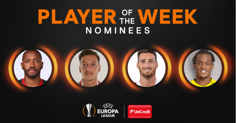 المرشحين لجائزة افضل لاعب بالدور الأوروبى هذا الاسبوع