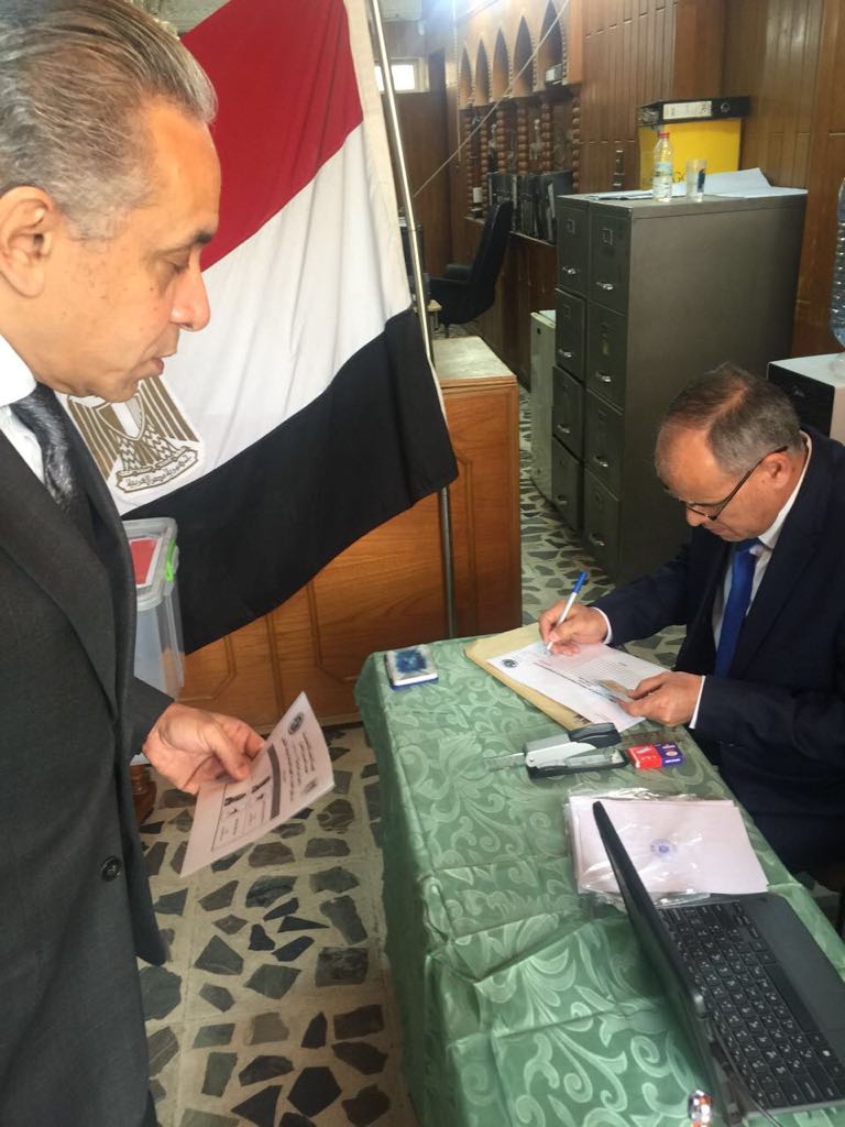 الانتخابات الرئاسية فى السفارة المصرية بالعراق