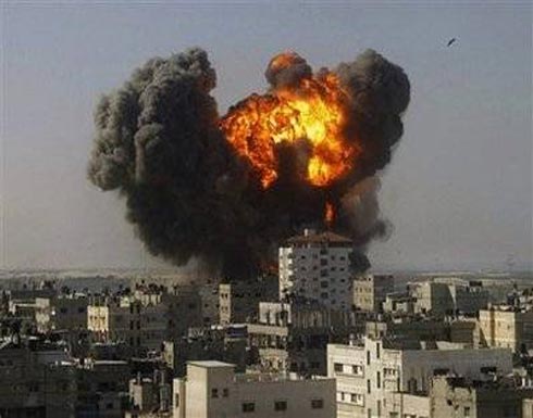 القصف الإسرائيلى  فى غزة