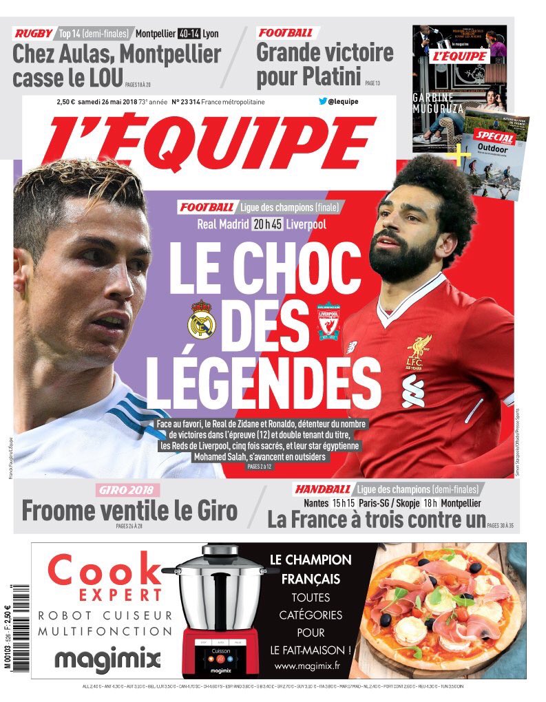 غلاف صحيفة ليكيب الفرنسية
