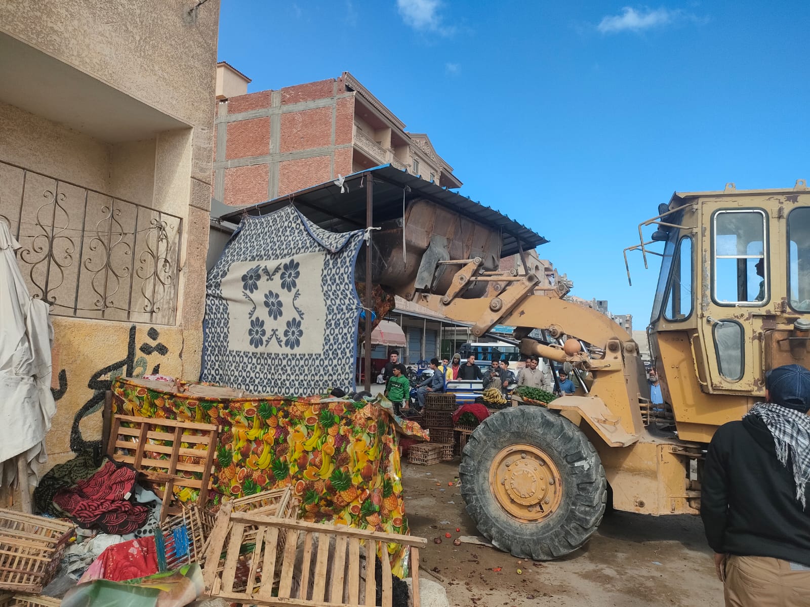 إزالة التعديات والإشغالات بمدينة العلمين إزالة التعديات والإشغالات بمدينة العلمين