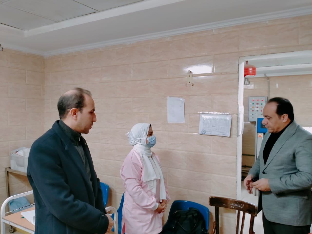 تفقد غرف المستشفى تفقد غرف المستشفى