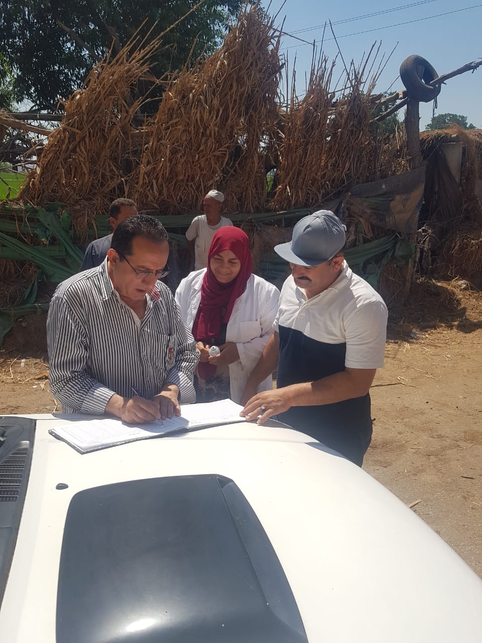 مراقبة عدد الماشية التي يتم تطعيمها مراقبة عدد الماشية التي يتم تطعيمها