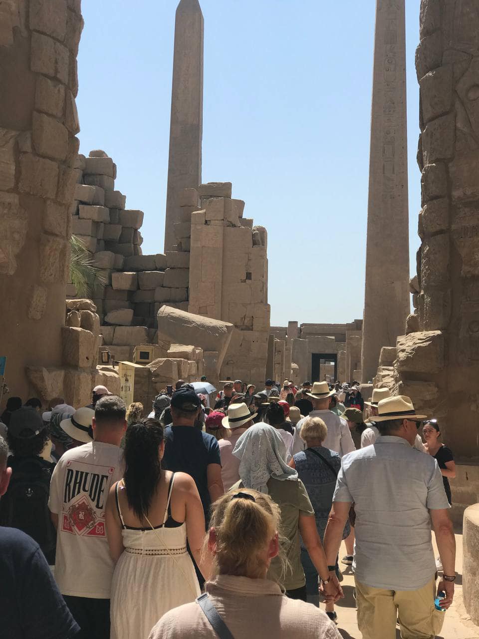 الزيارات اليومية للسياح إلى معابد الأقصر الزيارات اليومية للسياح إلى معابد الأقصر