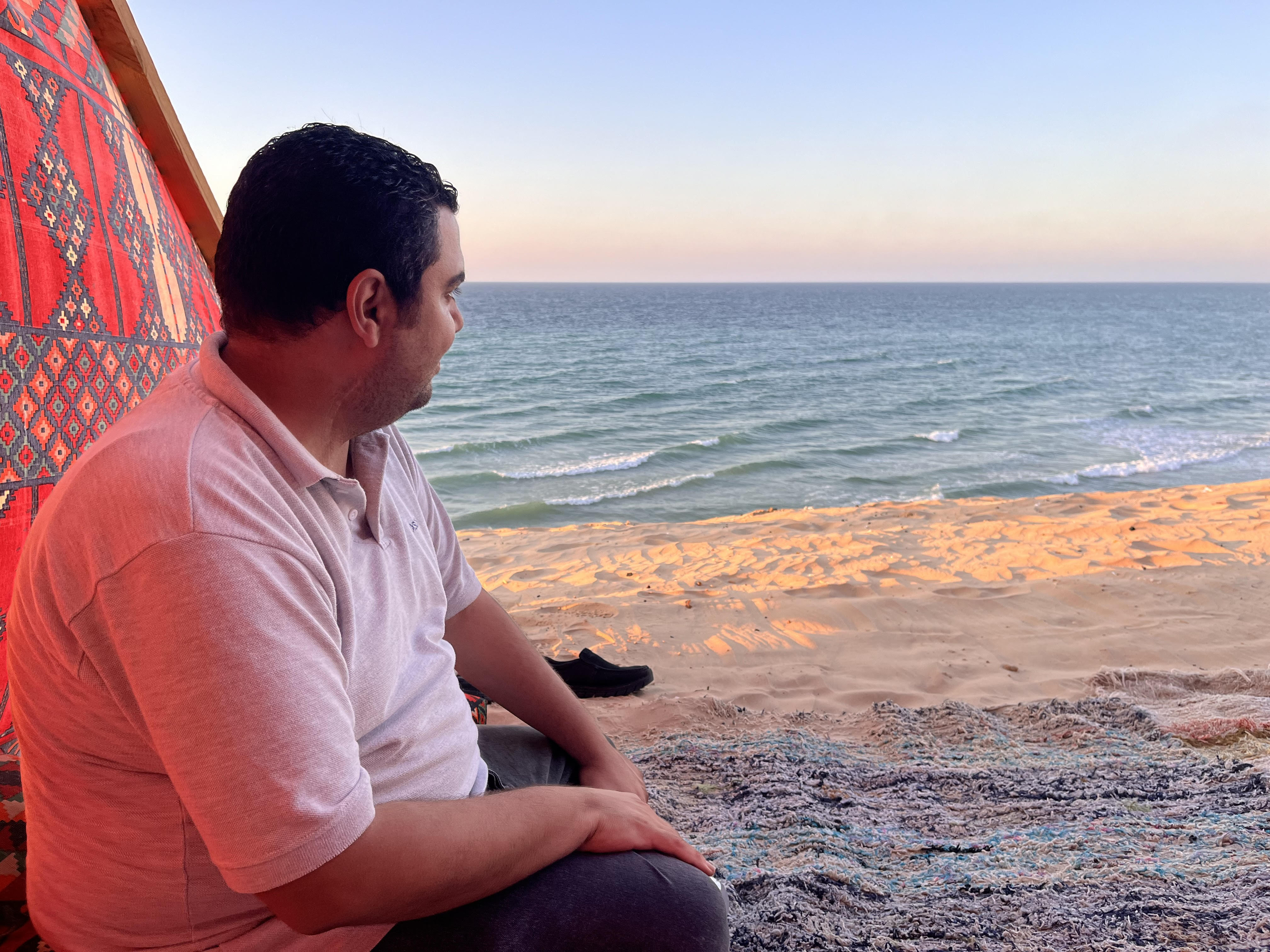 منظر البحر من اعلى التلال منظر البحر من اعلى التلال