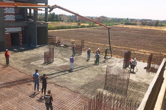 جزء من أعمال البناء الجارية في مستشفى الرياض المركزي جزء من أعمال البناء الجارية في مستشفى الرياض المركزي