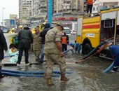 القبض على سائقين بالصرف الصحى لامتناعهم عن رفع مياه الأمطار بالإسكندرية