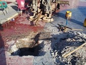 بالصور.. الانتهاء من 4 نقاط بمشروع الصرف الصحى بخليج نعمة اليوم