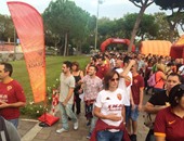 بالصور.. جماهير روما تتوافد على الأولمبيكو قبل موقعة برشلونة