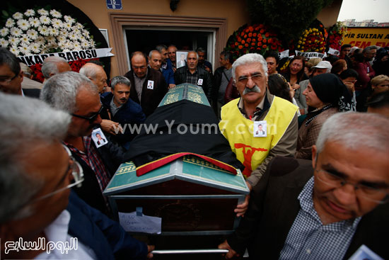 تشييع جثامين الضحايا بمدينة أنقرة  -اليوم السابع -10 -2015