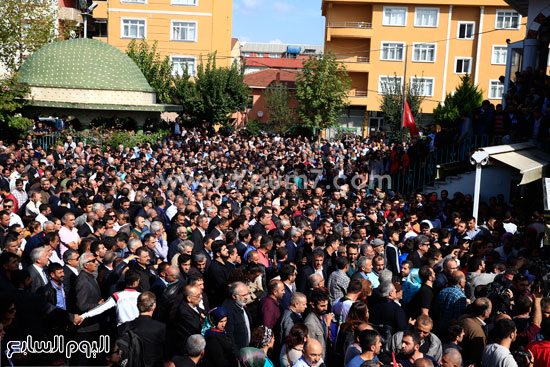 جنازات حاشدة يشارك فيها الآلاف بمدينة اسطنبول  -اليوم السابع -10 -2015