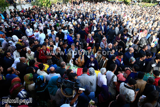 جنازات حاشدة يشارك فيها الآلاف بمدينة اسطنبول  -اليوم السابع -10 -2015