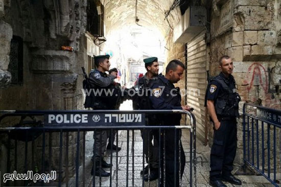جنود الاحتلال يغلقون مداخل القدس المحتل -اليوم السابع -10 -2015
