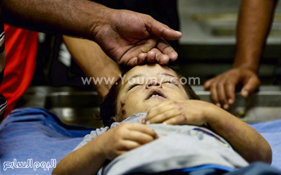 طفل رضيع شهيد لقى مصرعه على يد الاحتلال  -اليوم السابع -10 -2015