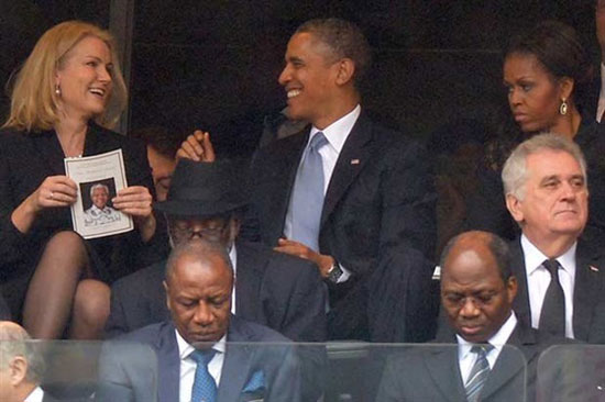  أوباما يغازل رئيسة وزراء الدنمارك -اليوم السابع -10 -2015