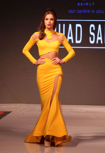 الأصفر فكرة غير تقليدية لفستان سواريه رائع  -اليوم السابع -10 -2015